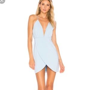 NWOT Revolve By The Way Peach/Pink Wrap Dress